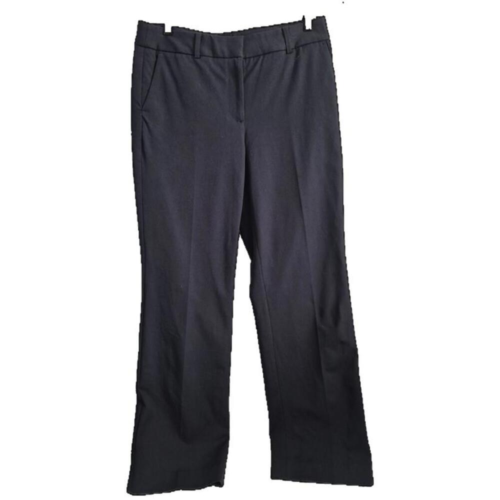 Talbots Newport Pant Ladies Straight Leg Pant Navy Blue Flat Front